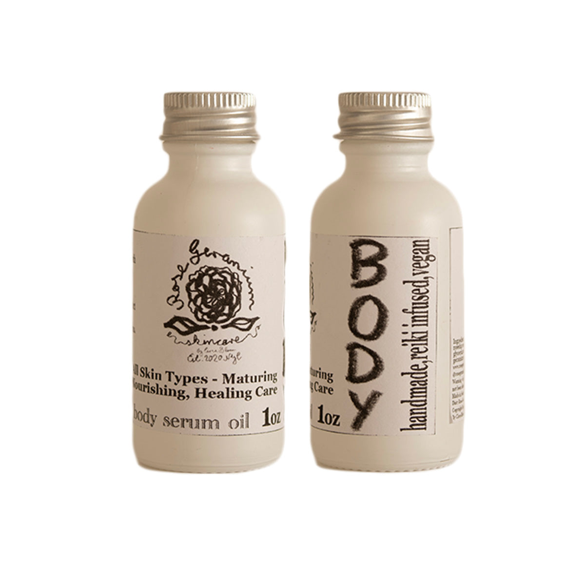 Rose Geranium Skincare Body Serum Oil 1oz