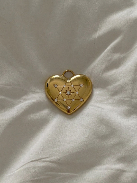 22mm Magen David Pendant - 14k Gold Vermeil - Lily by Circe