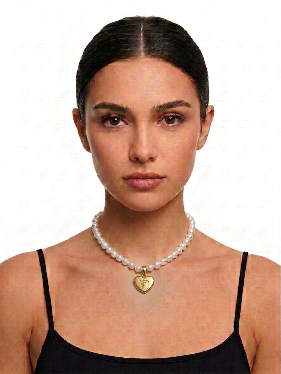 22mm Chai Pendant - 14k Gold Vermeil - Lily by Circe