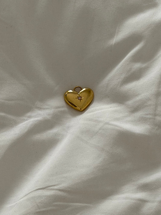 Petite Heart Charm - Solid Gold - Lily by Circe