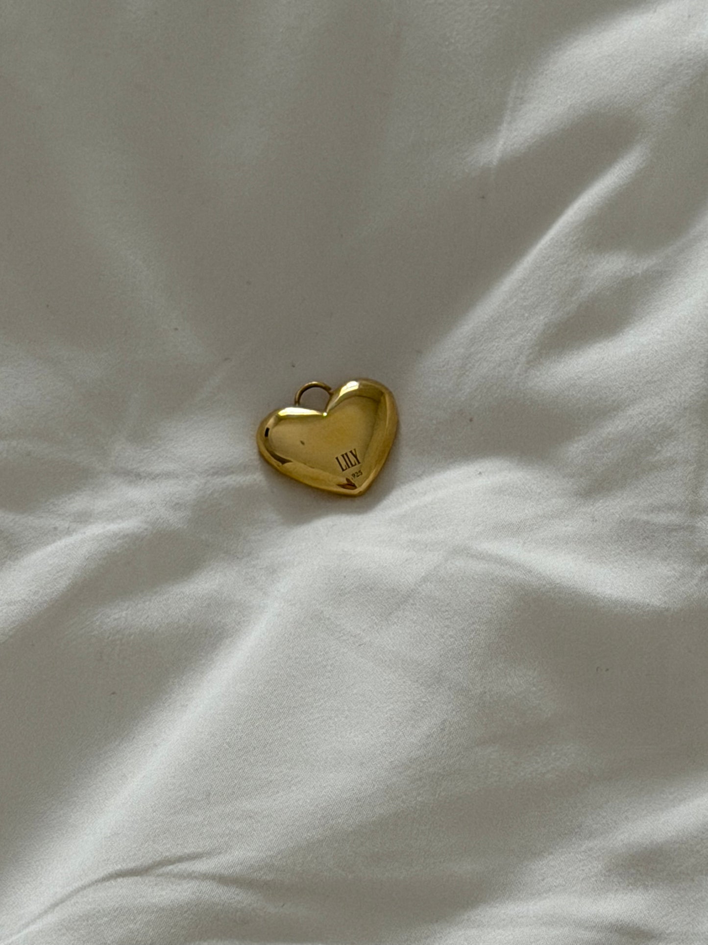 Petite Heart Charm - Gold Plated - Lily by Circe