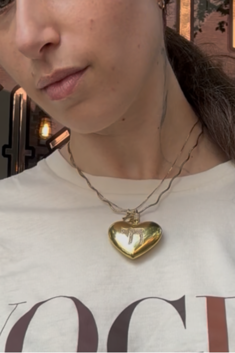 Chai Pendant in Solid Gold - Lily by Circe