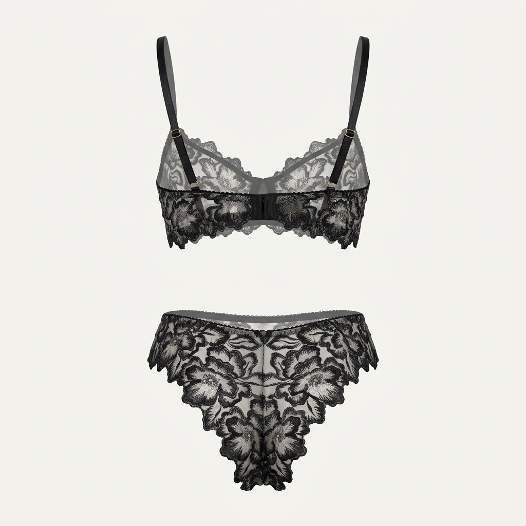 Black Rose Bra